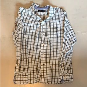 Men’s Small Nautica Plaid Classic Fit Button Down